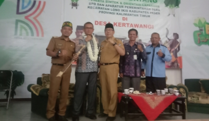 Desa Kertawangi Terima Peserta Bimtek dari Kecamatan Long Ikis Kabupaten Paser