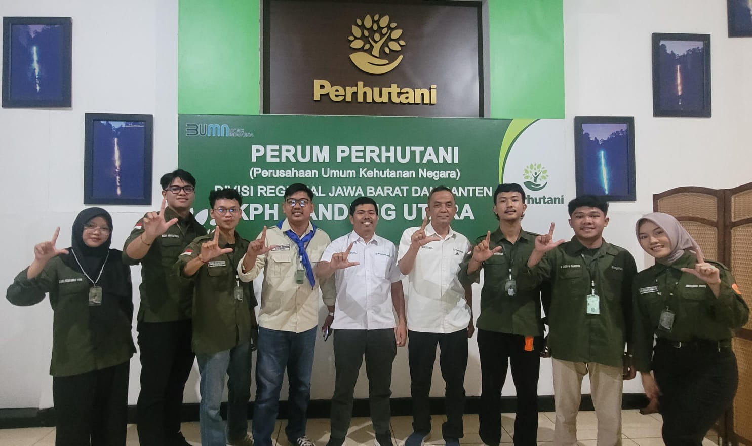 Perhutani Bandung Utara Terima Kegiatan KKL Mahasiswa Unja di Bandung