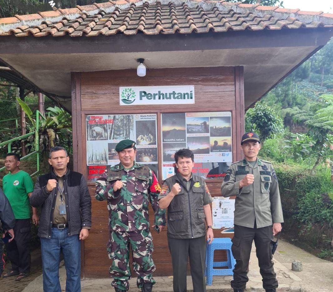 Perhutani bersama Koramil 0901 Lembang Gelar Patroli Antisipasi Gangguan Keamanan Hutan